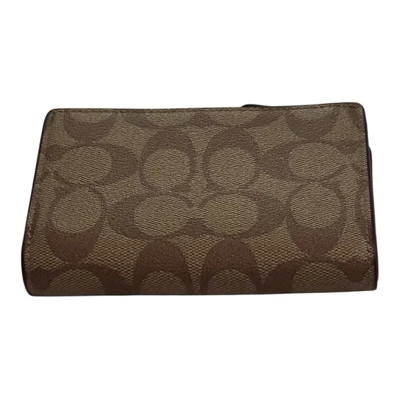 Coach Signature Canvas Bifold Wallet Pristine - Picture 12 of 15